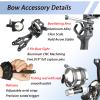 Compound Bowfishing Bow Kit with Bowfishing Arrow Complete Bowfishing Kit Draw Weight 20-70 LBS Draw Length 17"-29" Adjustable Axle-to-Axle 30" RH/LH Hunting Fishing (Camo, Left Handed) view 4