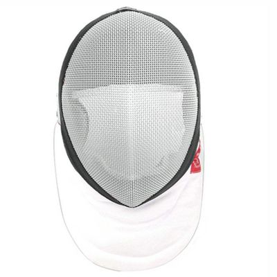 HIXEL Fencing Helmet 350N Fencing Hat, Fencing Training Equipment for Fencing Training(White(Fixed Lining),Large)