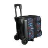 ELITE Basic Single Roller Aqua Bowling Bag - Compact, Sturdy Design, Fits Size 10.5 Shoes (Bowling Graffiti) view 2