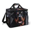 NHYDSPQ Camping Cooler Bag, Cool Rottweiler Dog Art Print Travel Picnic Bag Large Capacity Cooler Portable Cooler Bag All-Purpose Cooler, style view 1