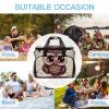 NHYDSPQ Camping Cooler Bag, Cute Owl Print Travel Picnic Bag Large Capacity Cooler Portable Cooler Bag All-Purpose Cooler, style view 4
