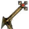 21'' Fantasy Dragon Sword Hook, Foam Butcher's Meat Hook, for Diablo, COD Role Playing Cosplay, Halloween view 3