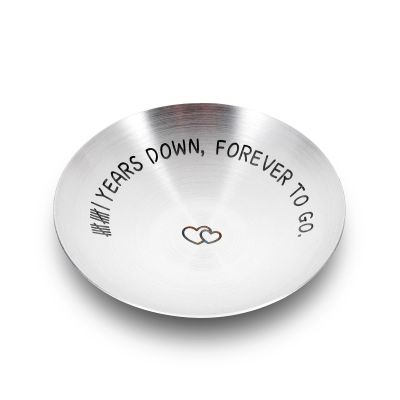 11 Year Anniversary Steel Gifts for Him Her Wedding Anniversary Day Gifts for Men National Boyfriends Day Gifts for Boyfriend Girlfriend Husband Gift from Wife Christmas Valentine Jewelry Tray