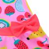 Girls Swimsuit One Piece UPF 50+ Floral Skirted Bathing Suit Modest Beach Swim Dress S363_Fruits_92/98 view 3