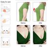 2 Pairs Removable Bra Pads Lift Breast Inserts Self-Adhesive Silicone Bra Inserts Breast Pads Invisible Padded Bra Cups Insert Bikini Push Up Sticky Bra Cups Sports Cups for Swimsuit Bikini Top view 4
