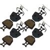 4 Pair Semi-Metallic MTB Mountain Bike Bicycle Disc Brake Pad/Fit for Twins/DA7/DA6/ATX710 Formula ORO K18 K24 Accessories view 1