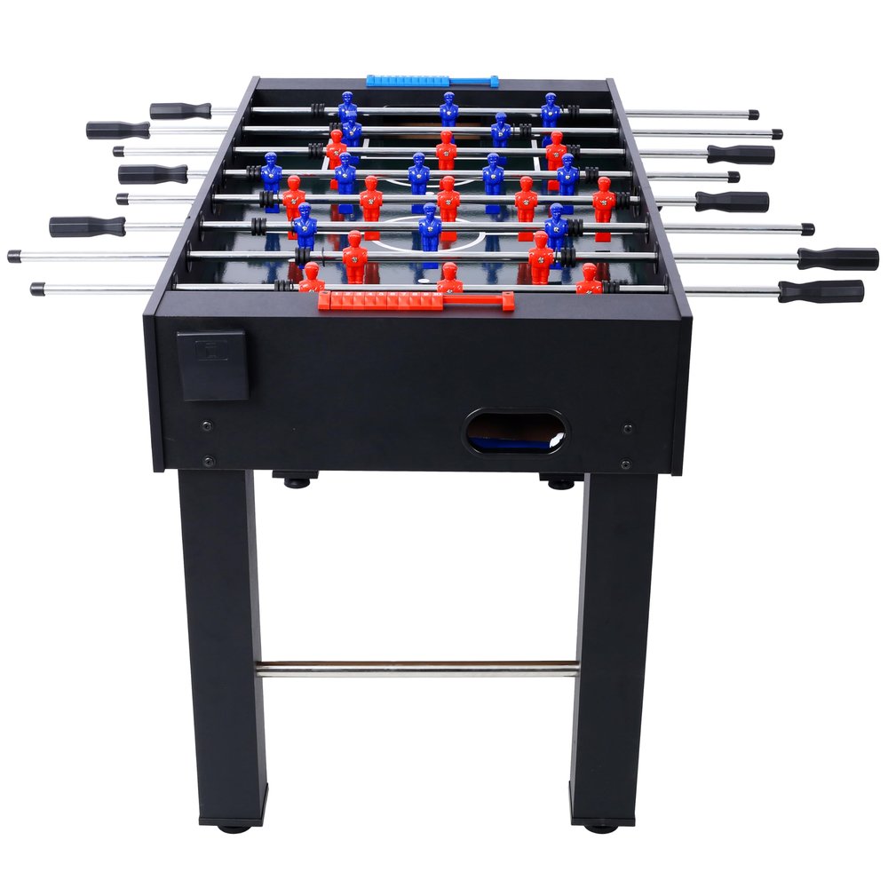Tomkate 54-Inch Foosball Table Adult Size Game Table for Family, Kids & Adults, Includes 4 Foosballs & 1 Cup Holder, Perfect for Game Room, Home Entertainment, and Family Night (Black)