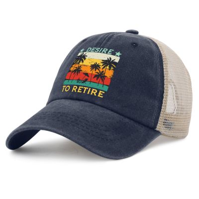 NineFit Basics Desires to Retire Hat for Men Fashion Ball Cap for Men Purplish Blue Ball Cap Fashion for Chefs