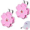 Adhere Golf Ball Markers Personlized Logo Enamel with A Strong Magnetic Hat Clips A Premium Golf Gifts for Golfer (Flower) view 1