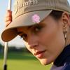 Adhere Golf Ball Markers Personlized Logo Enamel with A Strong Magnetic Hat Clips A Premium Golf Gifts for Golfer (Flower) view 3