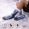 SDBING Mens Slipper Socks with Grippers Winter Warm Cozy Thick Fuzzy Indoor Fluffy Home Socks (Dinosaur Paw, 10-13) view 2