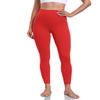 HeyNuts Yoga Pro 7/8 Leggings with Pockets for Women, High Waisted Compression Tummy Control Workout Yoga Lounge Buttery Soft Pants True Red_25'' L(12) view 2
