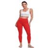 HeyNuts Yoga Pro 7/8 Leggings with Pockets for Women, High Waisted Compression Tummy Control Workout Yoga Lounge Buttery Soft Pants True Red_25'' L(12) view 4