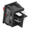 Long Service Life Waterproof Boat Type Switch, ON Off Rocker Switch, Stable for Industrial Use (1PCS) view 4