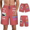 Design Your own Shorts with Text Photo Logo Custom Swim Shorts or Men Personalized Beach Shorts for Boyfriend Husband dad Funny Gift XXL 15.5 view 1