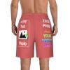 Design Your own Shorts with Text Photo Logo Custom Swim Shorts or Men Personalized Beach Shorts for Boyfriend Husband dad Funny Gift XXL 15.5 view 3