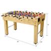 Tomkate 54-Inch Foosball Table  Adult Size Game Table for Family, Kids & Adults, Includes 4 Foosballs & 1 Cup Holder, Perfect for Game Room, Home Entertainment, and Family Night (Brown-B) view 2
