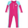 Sxiwei Kids Girls Long Sleeve One Piece Swimsuit Sun Protection Full Cover Wetsuit Beach Sports Bathing Suit Rose 11-12 Years view 3