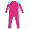Sxiwei Kids Girls Long Sleeve One Piece Swimsuit Sun Protection Full Cover Wetsuit Beach Sports Bathing Suit Rose 11-12 Years view 4