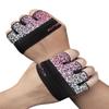 KUTOOK Weight Lifting Gloves for Women Gym Workout Gloves with Palm Protection & Extra Grip Breathable Exercise Gloves for Men Fitness, Pink & Purple Leopard view 1