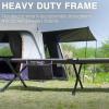 Generic Extra-Large Heavy-Duty Camping cot, Black view 4