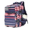 Lovelinks21 25L Tactical Military Backpack Small Travel Backpack for Men and Women Assault Pack Bug Out Bag Molle Daypack Gym Backpack with Bottle Holder (Flag) view 1