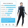 REALON Diving Skin Suit for Women Men, Full Body Scuba Dive Swimming Thin Swimsuit, One Piece UV Protection Quick Dry Rash Guard Swimwear Surfing Snorkel Kayak Water Sport view 4