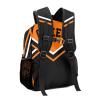 SunFancyCustom Cheer Orange Black Custom Backpack Name Bookbags Laptop Bag Casual ShoppingTravel Daypack for Camping, 12.2(L)x5.9(W)x16.5(H)inch view 3