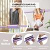 ZUETK Expandable Gymnastics Bar for Kids, Adjustable Height Junior Training Kip Bar, Folding Gymnastic Horizontal Bars Monkey Bar, Home Gym Equipment for Kid Gymnasts, Child, Girl, Boy view 2