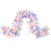 MAOFENG Chandelle Turkey Feather Boa 1.64 Yards 30g for Halloween Dancing Wedding Party DIY Craft Costume Decoration Feather Boa,Macaroon view 1