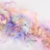 MAOFENG Chandelle Turkey Feather Boa 1.64 Yards 30g for Halloween Dancing Wedding Party DIY Craft Costume Decoration Feather Boa,Macaroon view 3