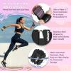 Wrist Ankle Weights for Women Set of 2, Adjustable Silicone Weighted Bangles, Wearable Ultra-durable Strips Weight Bracelet 2 lbs for Yoga, Pilates, Barre, Walking, Arm & Leg Workout view 2