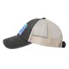 CHENYONAS Watercolor Teal Blue Tie Dye Outdoor Washed Denim Mesh Hat Denim Baseball Cap Cowboy Hat view 3