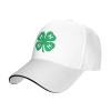 4-H Clover Outdoor Leisure Sandwich Hat Baseball Hat Outdoor Fishing Hat view 1