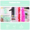 MAOFENG Chandelle Turkey Feather Boa 1.64 Yards 30g for Halloween Dancing Wedding Party DIY Craft Costume Decoration Feather Boa,Light Green view 4