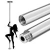 Portable Dance Pole Home Fitnes High Ceiling Dancer Pole 45 MM, Apartment Home Gym Dancing Poles Beginners Friendly Dance Spin Trainer with Self Spinning Plate & Base, Flying Dance Pole for Stripper P view 1