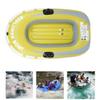 Yaoliucp Inflatable Boat Inflatable Boat Set Thickened Rowing Boats for Kids Yellow One Person, Inflatable Boats for Kids, STANDARD view 2
