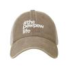CHENYONAS The Pew Pew Life Outdoor Washed Denim Mesh Hat Denim Baseball Cap Cowboy Hat view 2