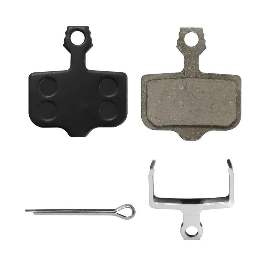 XIBANY Motorized Scooter Semi/Full Metallic Bicycle Disc Brake Pad for Avid for Elixir R/CR/CR-MAG/E1/3/5/7/9 for Elixir for AVID E1/3/5/7/9 ER/CR Parts Motorized Scooter(5 Pair Semi-Metall)