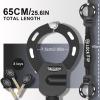 Mezelon Scooter Lock, 8mm Chain Locks Security Anti-Theft Bike Lock with 3 Keys and Waterproof Scooters Bag Electric Scooter Accessories for E-Bike/Motorcycle/Bicycle/Electric Scooters view 3