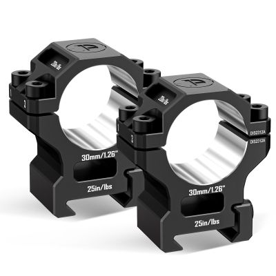 DISCOVERYOPT 30mm Scope Rings, Precision Lapped Picatinny Scope Rings, Medium Profile 30mm Diameter Scope Mount for Picatinny Rail B0D6VSQH2V