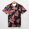 Cephalopod Squid Men's Zipper Polo Shirts Short Sleeve Casual Slim Fit Golf Shirt 3XL view 3