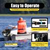 2-Stroke Engine Outboard Motor 3.5HP Boat Motor Half Water Cooling Half Air Cooling System CDI Ignition System for Inflatable Boat with Motor Fishing Boats Yachts Sailboats (4HP 4-Stroke 2) view 3