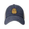 CHENYONAS Cute Chicken Nugget Outdoor Washed Denim Mesh Hat Denim Baseball Cap Cowboy Hat view 2