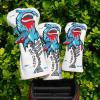 Big Crazy Golf Head Covers, Golf Club Covers Funny, Driver Headcovers, Golf Club Covers, Fairway Woods Head Covers, Hybrids Headcover, Putter Cover with Soft Lining for Golf Gift Hammerhead Sharks view 2