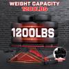 Fostoy 1200LBS Weight Bench, Heavy-Duty Workout Bench for Home Gym, Bench Press with Adjustable Extended Headrest, Strength Training Bench for Full Body Workout Incline Flat Decline Sit-up Bench view 2