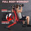 Fostoy 1200LBS Weight Bench, Heavy-Duty Workout Bench for Home Gym, Bench Press with Adjustable Extended Headrest, Strength Training Bench for Full Body Workout Incline Flat Decline Sit-up Bench view 4
