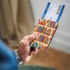 Cute Passport Cover, PU Passport Holder Card Slots, Waterproof Travel Wallet Cover, Travel Wallet For Women And Men Compatible with Sleeping Cat Library Bookshelf view 4