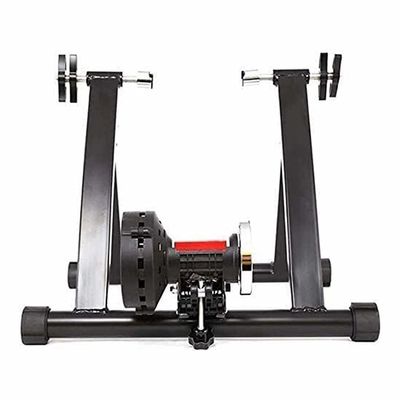 CFDZCP Bike Trainer Stand Indoor Bike Trainer, Foldable Magnetoresistance Turbo Trainer Stand, Mountain/Road Bike Cycling Exercise Fitness Stationary Frame