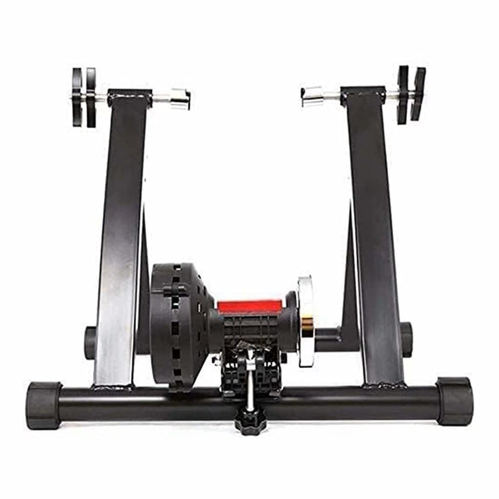 CFDZCP Bike Trainer Stand Indoor Bike Trainer, Foldable Magnetoresistance Turbo Trainer Stand, Mountain/Road Bike Cycling Exercise Fitness Stationary Frame